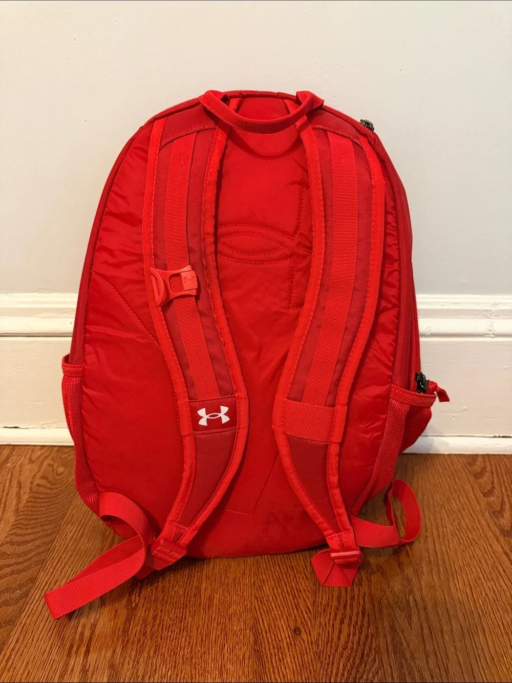 Under Armour Red Backpack with Spire Logo